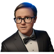 formal portrait of a boy sticker