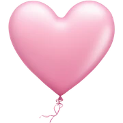 pastel pink heart balloons sticker