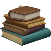 stack of books laced sticker