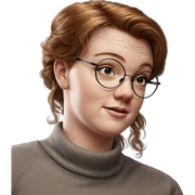 realistic portrait of a girl sticker