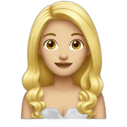 Blonde sticker