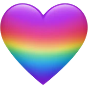 Rainbow Heart sticker