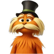 Lorax emoji sticker