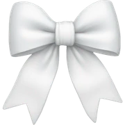 white bow sticker