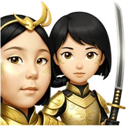 Golden Samurai sticker