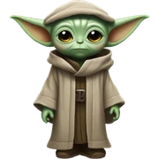 baby yoda wizard sticker