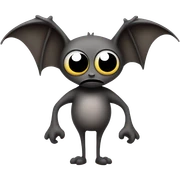 sad bat sticker