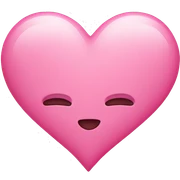 pink heart sticker