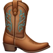 Cowboy boots sticker