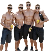 outdoor fun with friends sticker