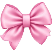 Baby pink bow  sticker