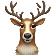 Reindeer sticker