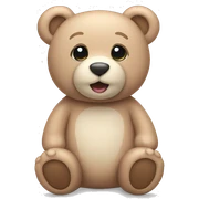 Pastel teddy bear  sticker