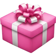 pink christmas gift  sticker