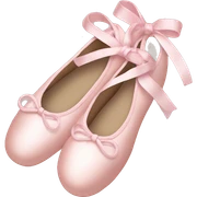 Pale pink ballet shoes sticker