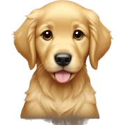 Golden Retriever puppy sticker