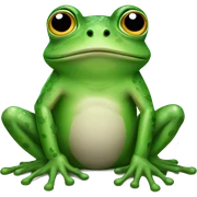 Frog sticker