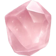 rose quartz crystal sticker