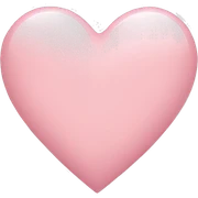 Light pink heart sticker