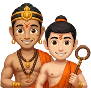 Shriram with hanuman  sticker