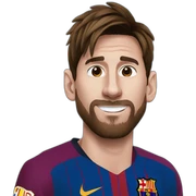 leo messi barca  sticker