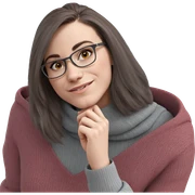 smiling girl in grey sweater sticker