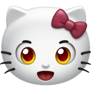 vampire hello kitty sticker