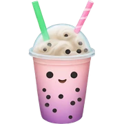 Bubble tea sticker