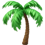 palm tree 3d sticker