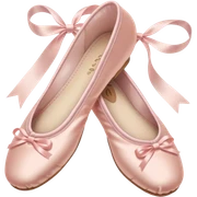 Pale pink ballet shoes sticker
