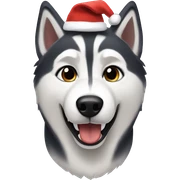 Husky Christmas  sticker