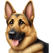 German shepherd  sticker