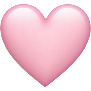 Light pink heart  sticker