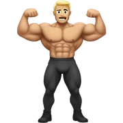 Muscle men sticker