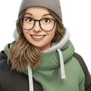 smiling girl in outdoor hat sticker