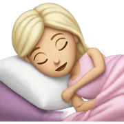 sleeping beauty brunette white girl with a silk pillow sticker