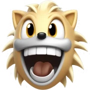 sonic the hedgehog laughing sticker