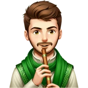 Celtic Piper sticker