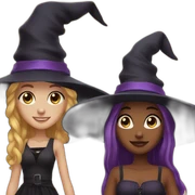 Witchy besties sticker