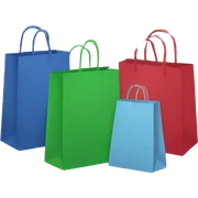 shopping bags sticker