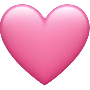 pink heart sticker