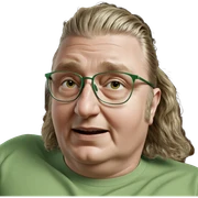hipster boy in green shirt sticker