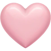 Cœur pastel rose sticker