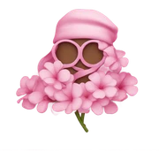 Pink sticker