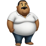 humongous belly sticker
