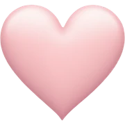 pastel pink heart sticker