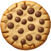 Cookie with peanuts and peanut butter sticker