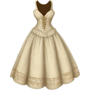 antique dress sticker