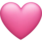 Pink heart sticker