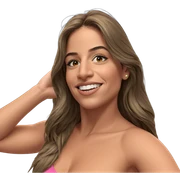 smiling girl at night sticker